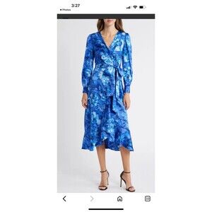 tahari embroidered fit and flare dress Tahari Asl Sleeveless Embroidered Fit & Flare Midi Dress - Blue Jewel